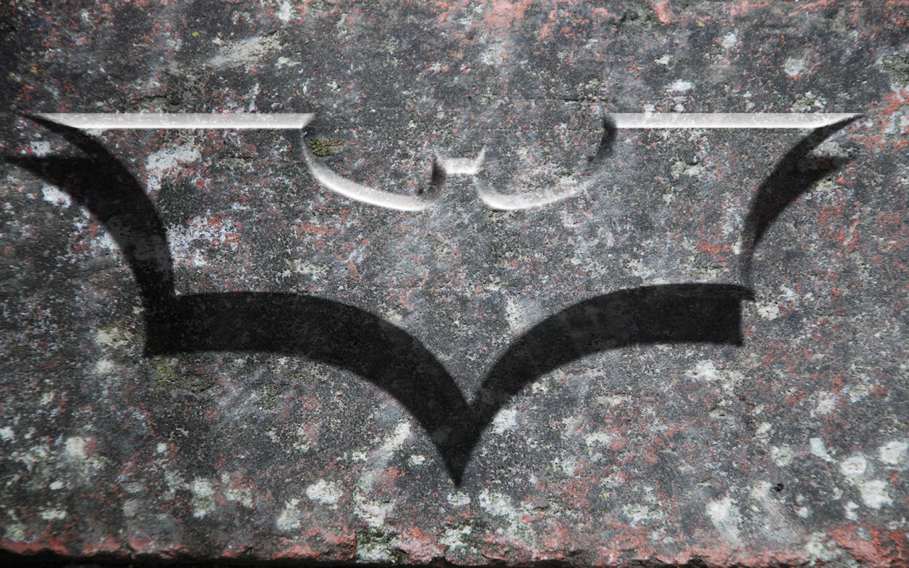 3Д модель логотипа Бетмана