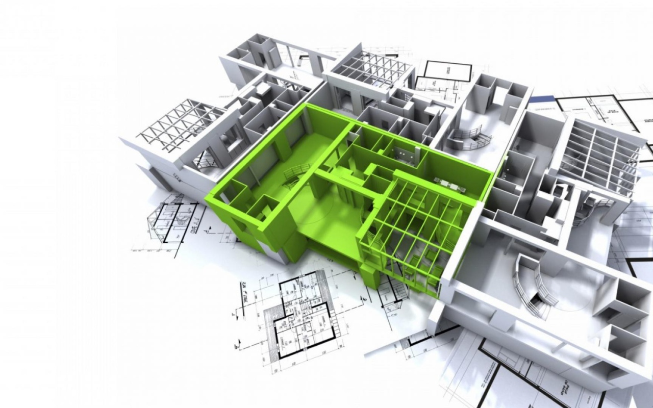 3Д модель дома