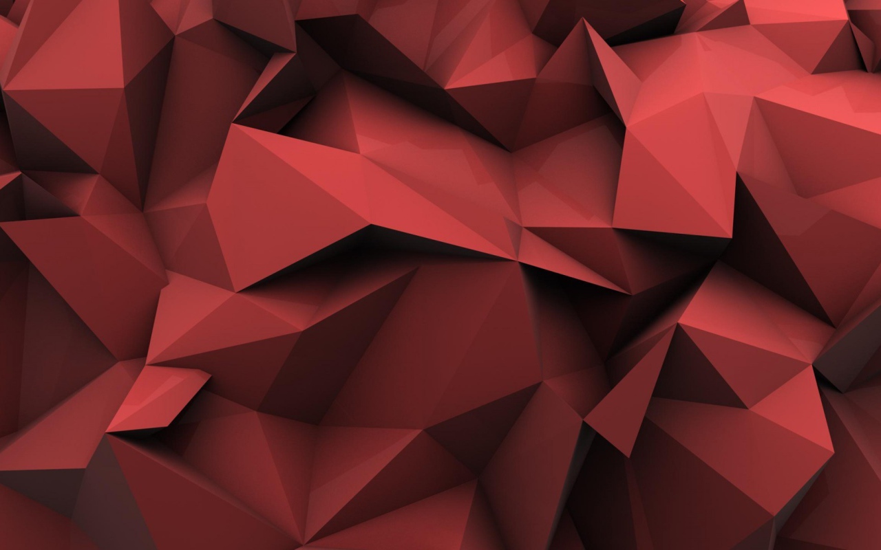 3Д структура красного цвета, абстракция