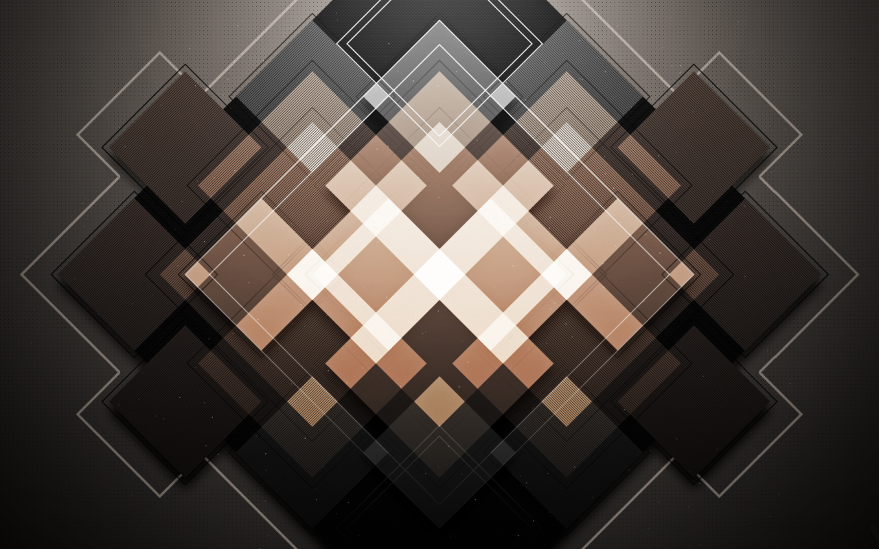 Абстрактные коричневые квадраты