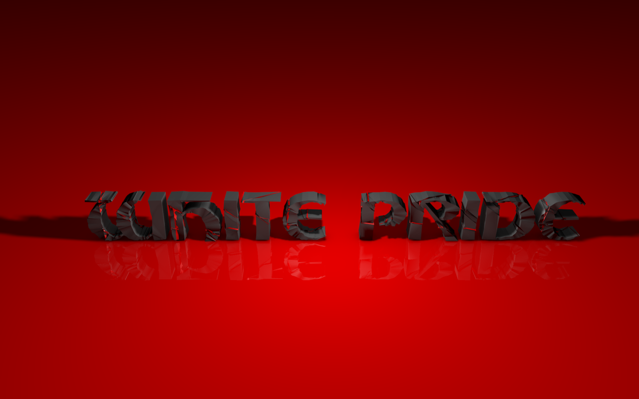 Черная надпись на красном фоне, 3Д модель