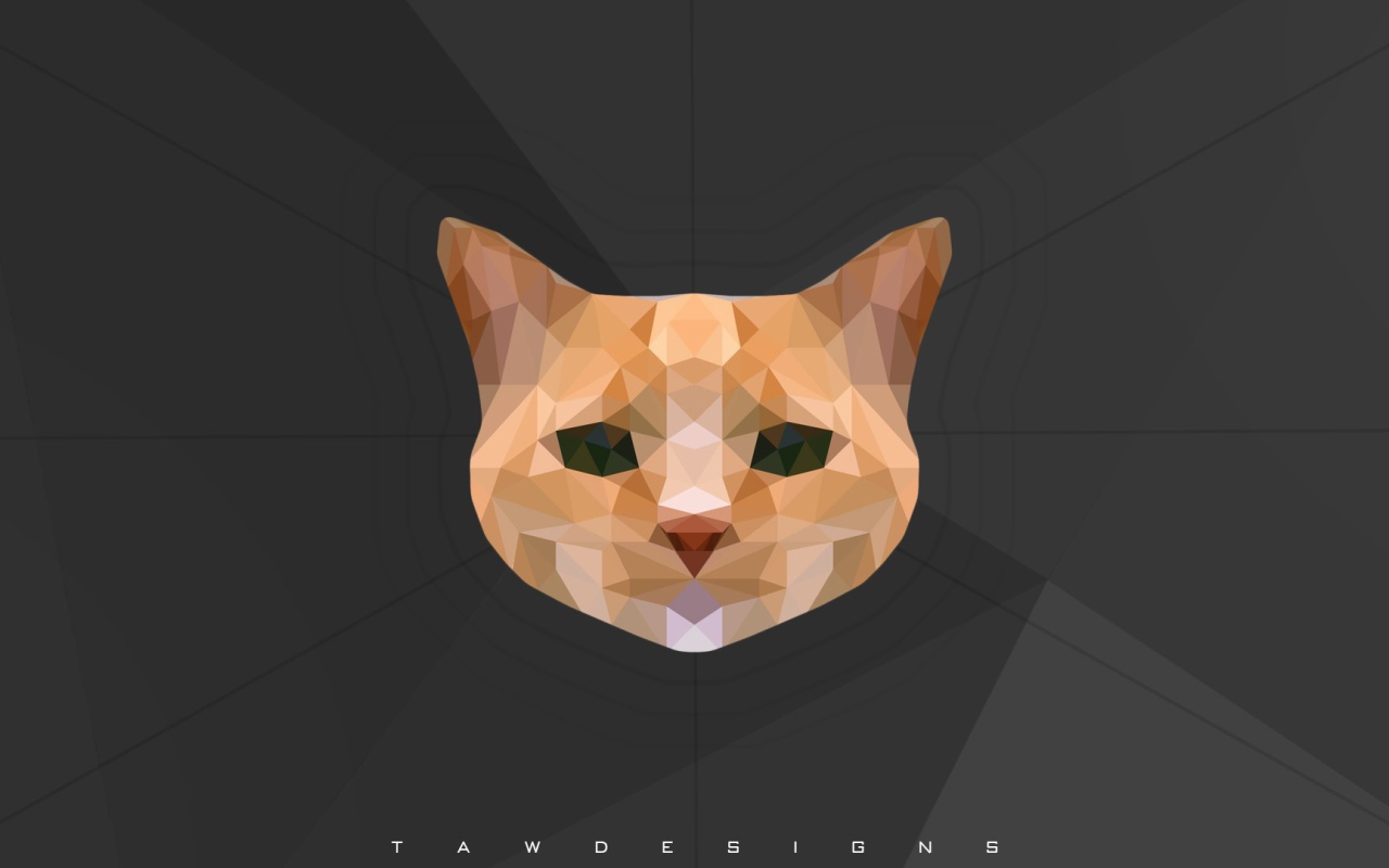 Морда кота, 3-Д графика