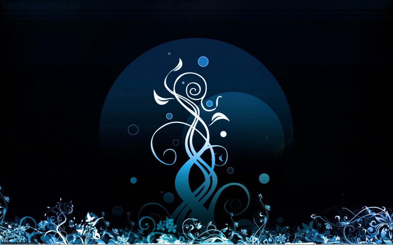 Изящный белый орнамент