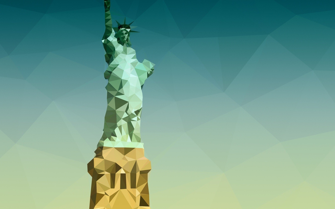 Статуя Свободы, 3-Д графика