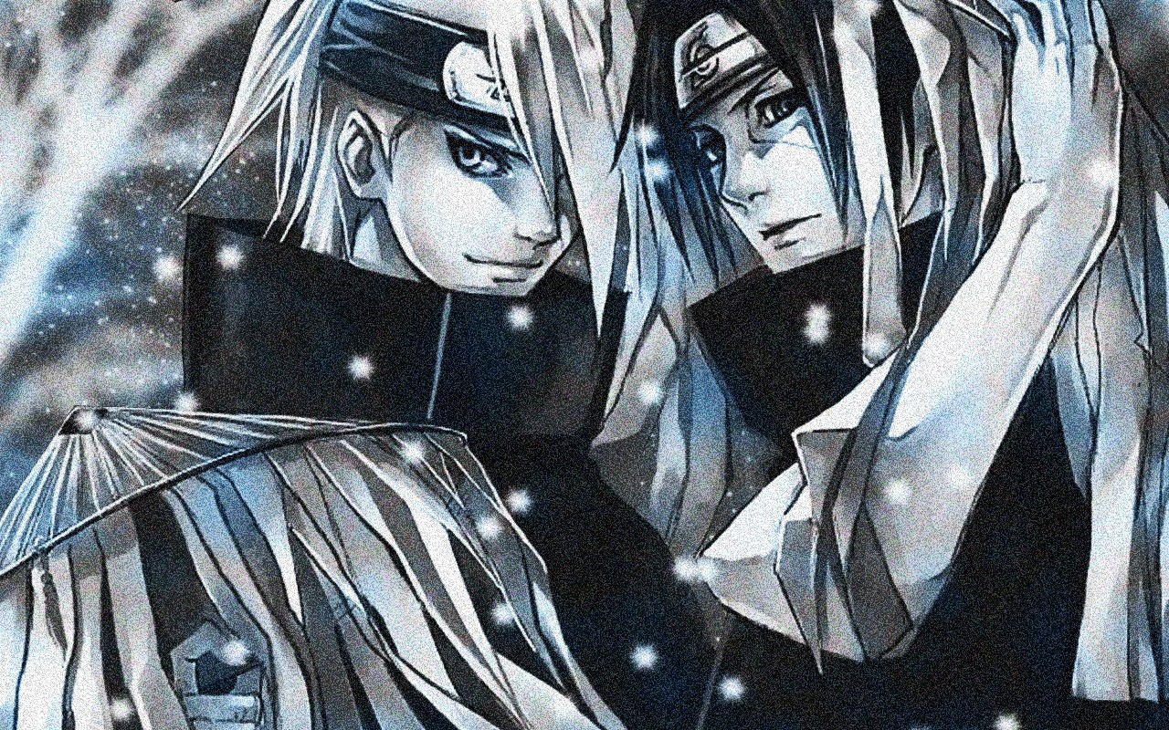 Акацуки и Деидара из манги Naruto Shippuuden