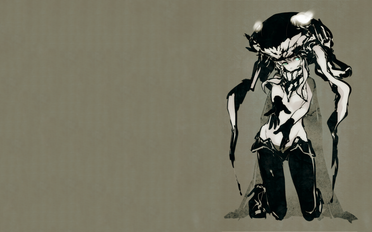 Девушка аниме в забавном головном уборе