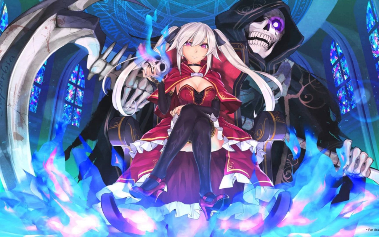 Аниме девушка владыка смерти