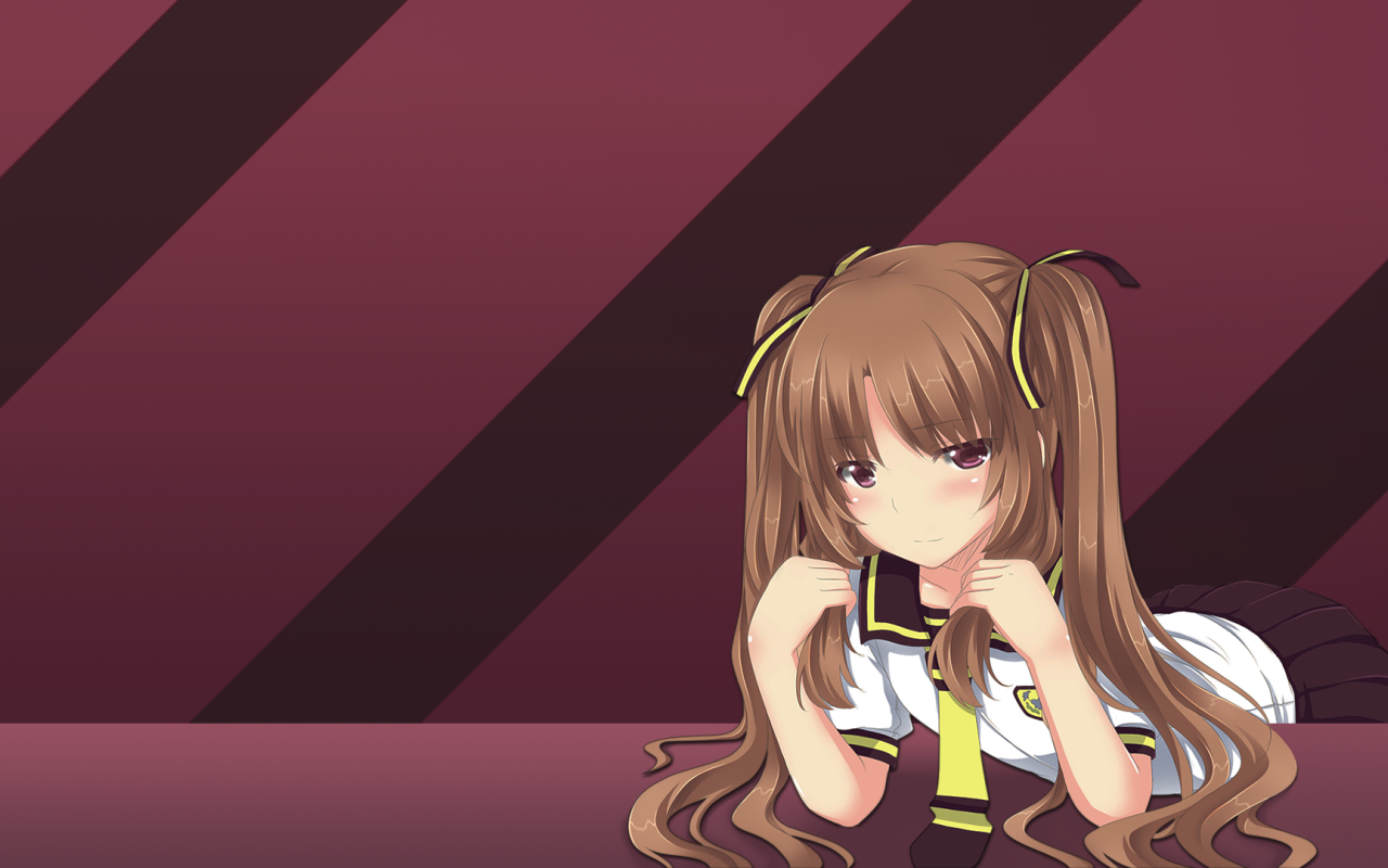 Девочка из аниме Ждём тебя летом