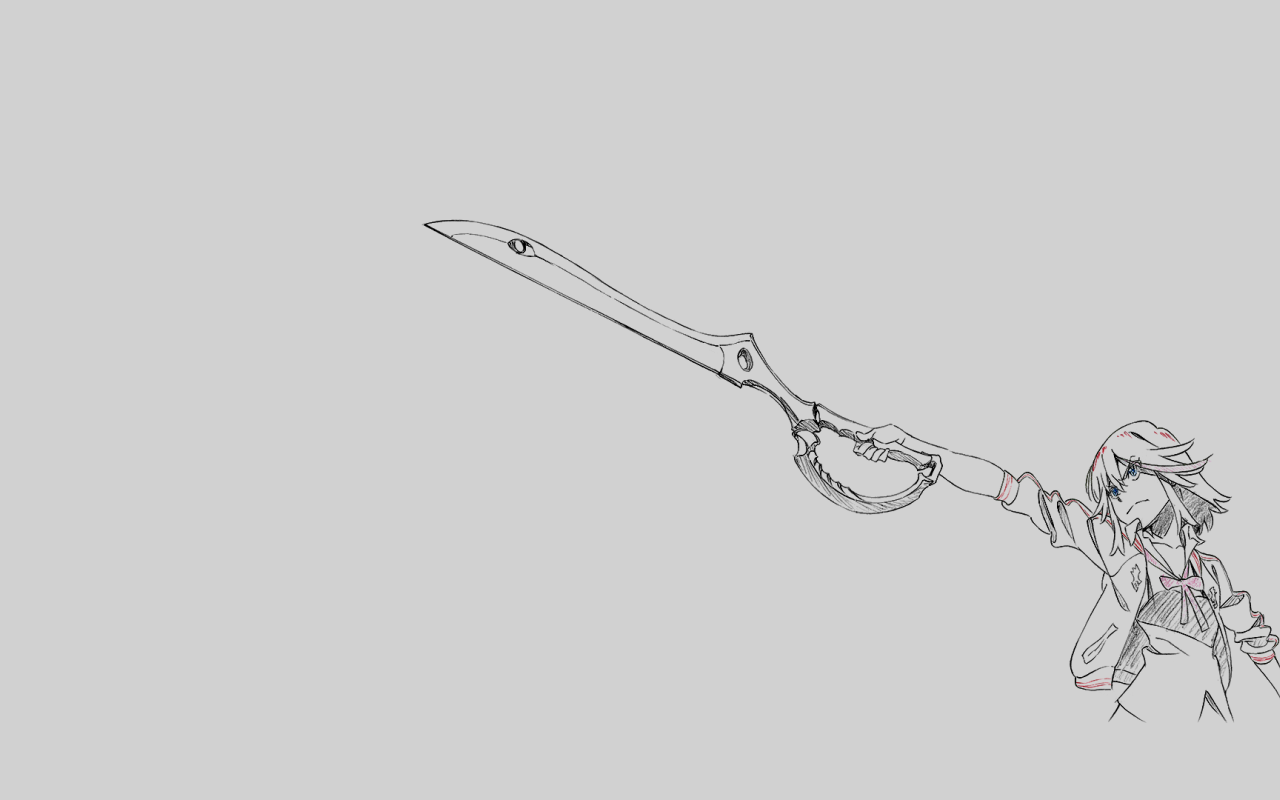 Герой аниме нарисованный карандашом