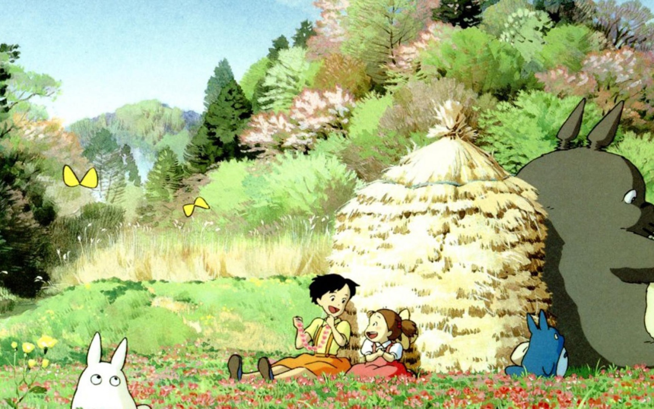 Дети в походе, аниме Мой сосед Тоторо