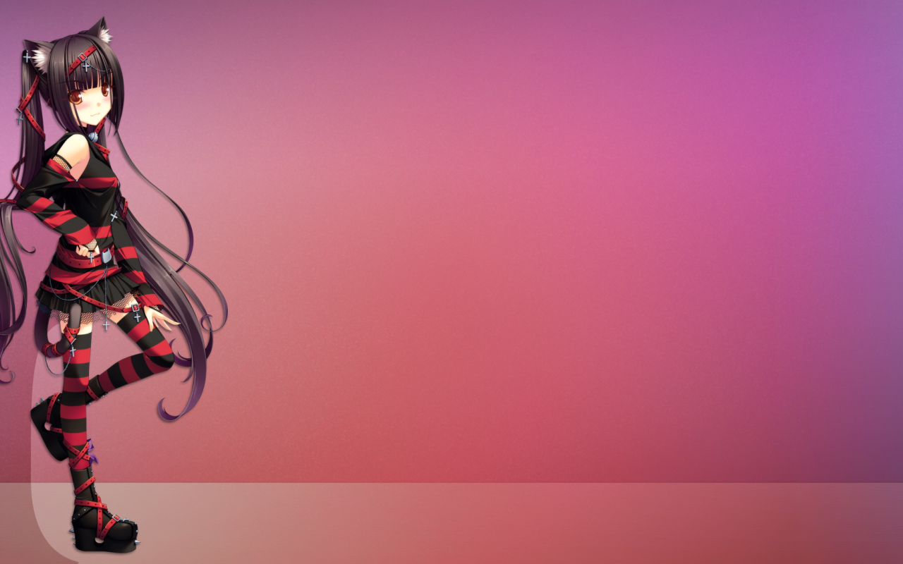 Шоколадка, девушка аниме