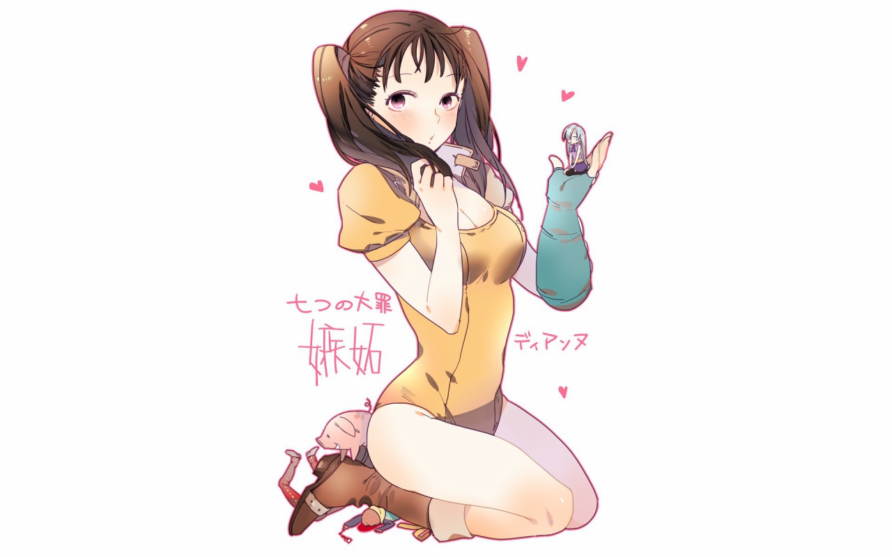 Диана из аниме Nanatsu no Taizai