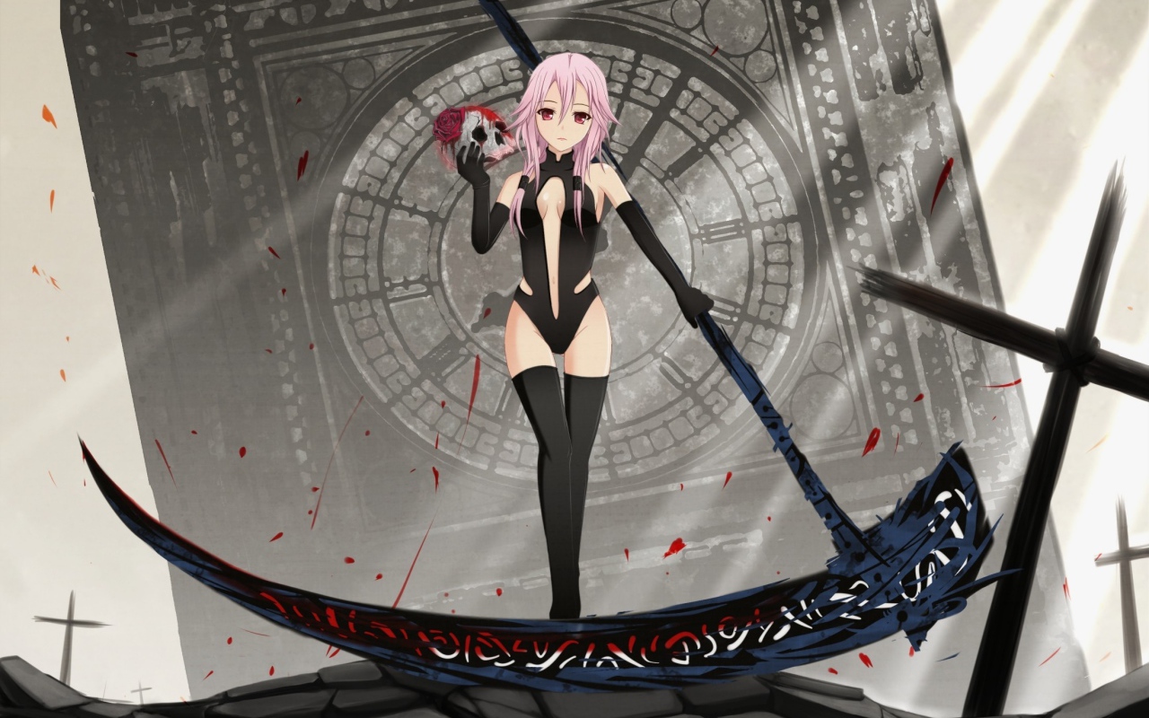 Фэнтези девушка в аниме Guilty Crown