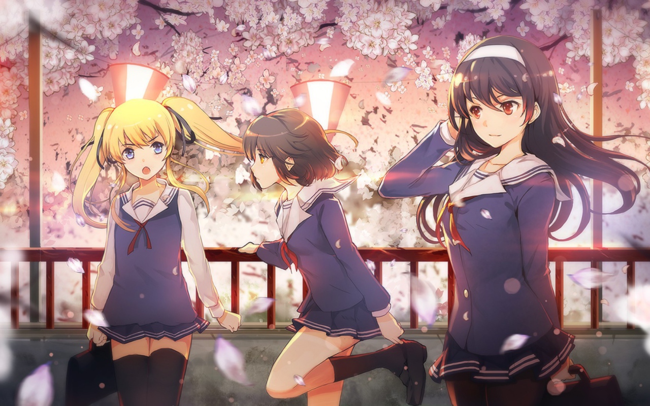 Девушки в саду сакур, аниме Как создать скучную героиню