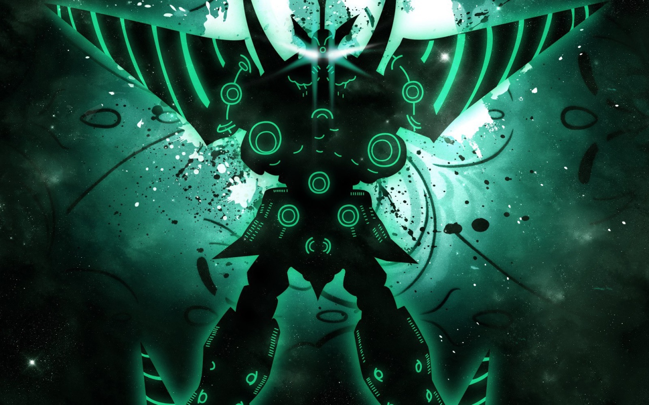 Зеленый робот в аниме Тэнгэн Топпа Гуррен-Лаганн