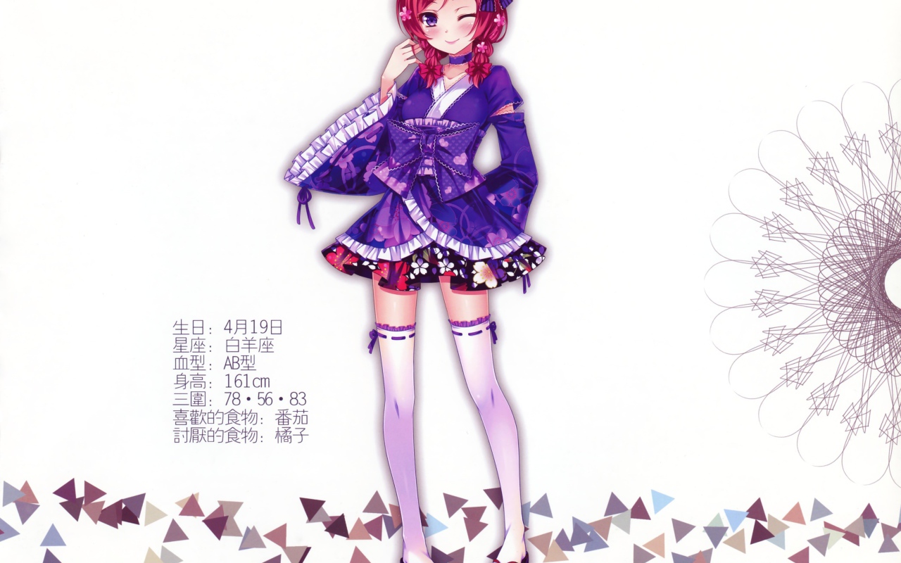 Нишикино Маки персонаж аниме Love Live