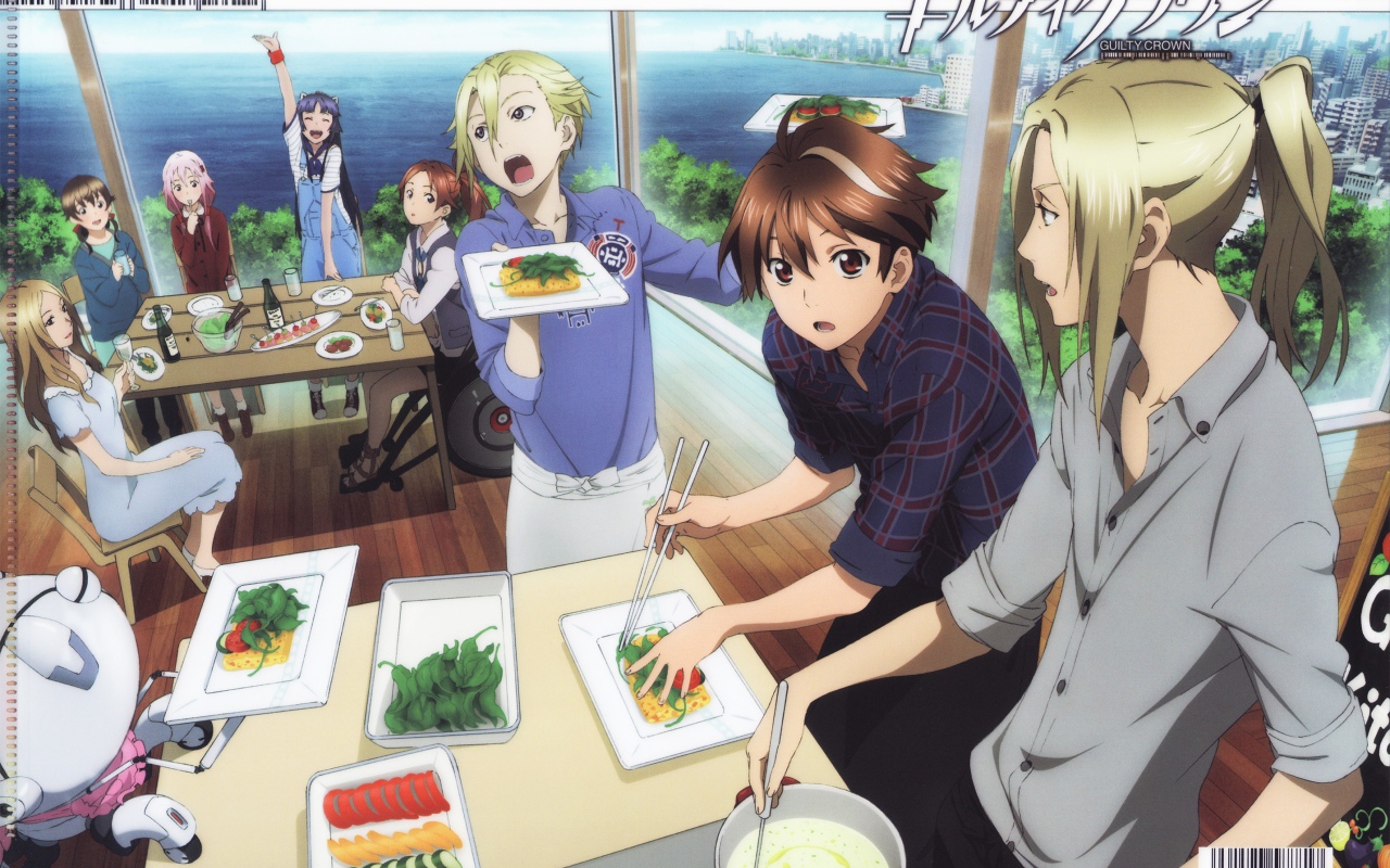 Люди в кафе, аниме Корона грешника