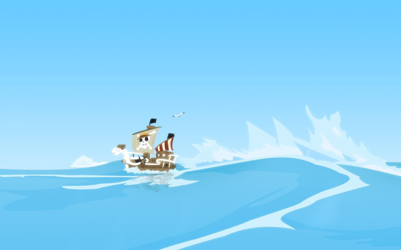 Пиратский корабль в аниме Большой куш