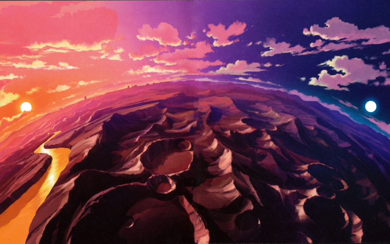 Планета в аниме Тэнгэн Топпа Гуррен-Лаганн