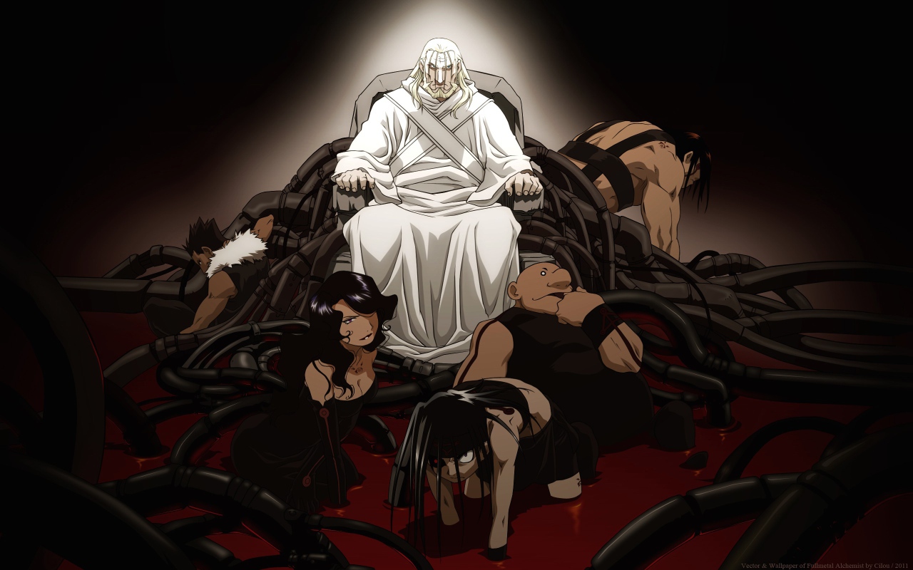 Могущественный маг в аниме Стальной алхимик