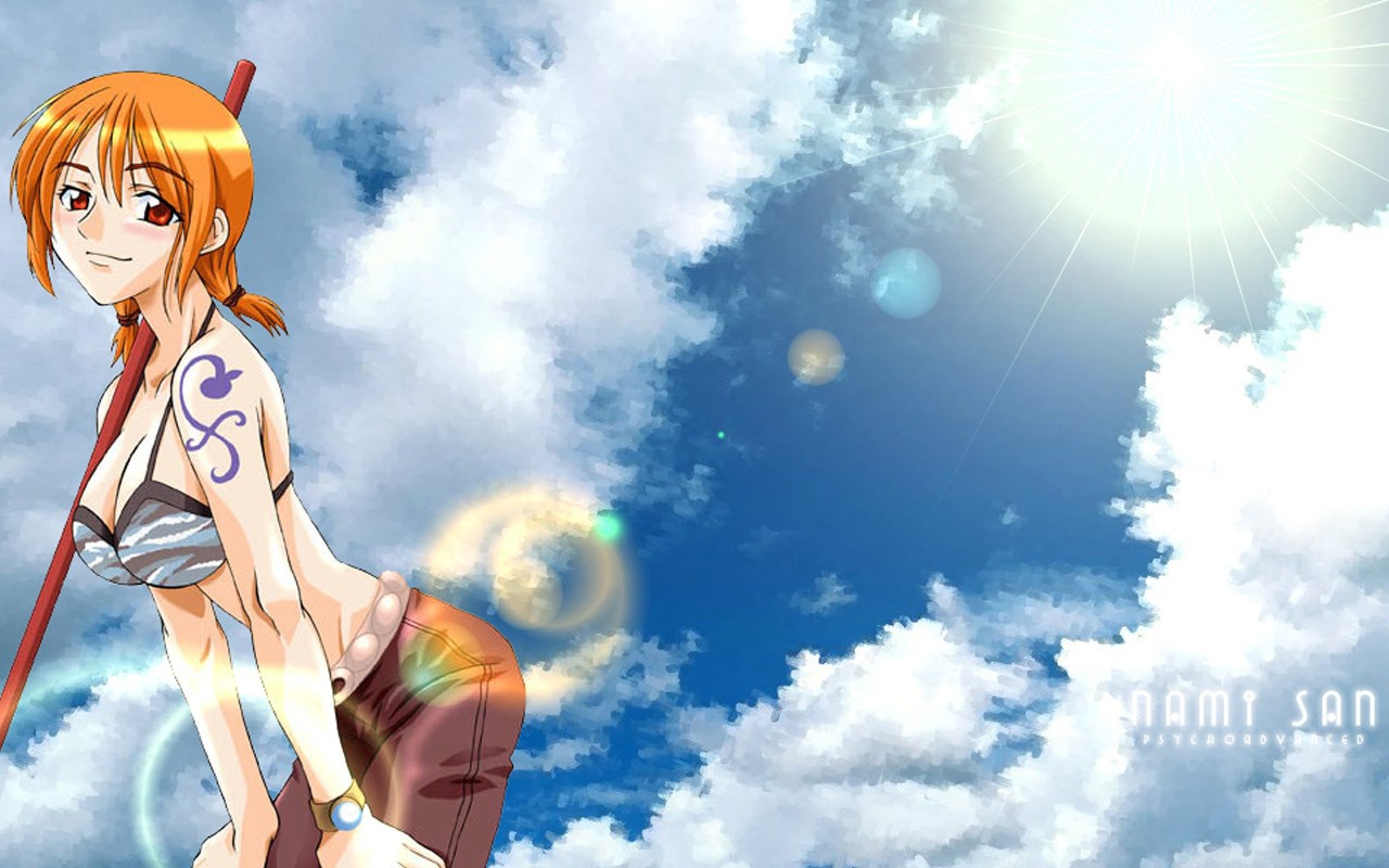 Радужная девушка аниме Большой куш