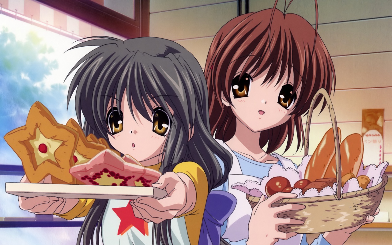 Угощение в аниме Кланнад