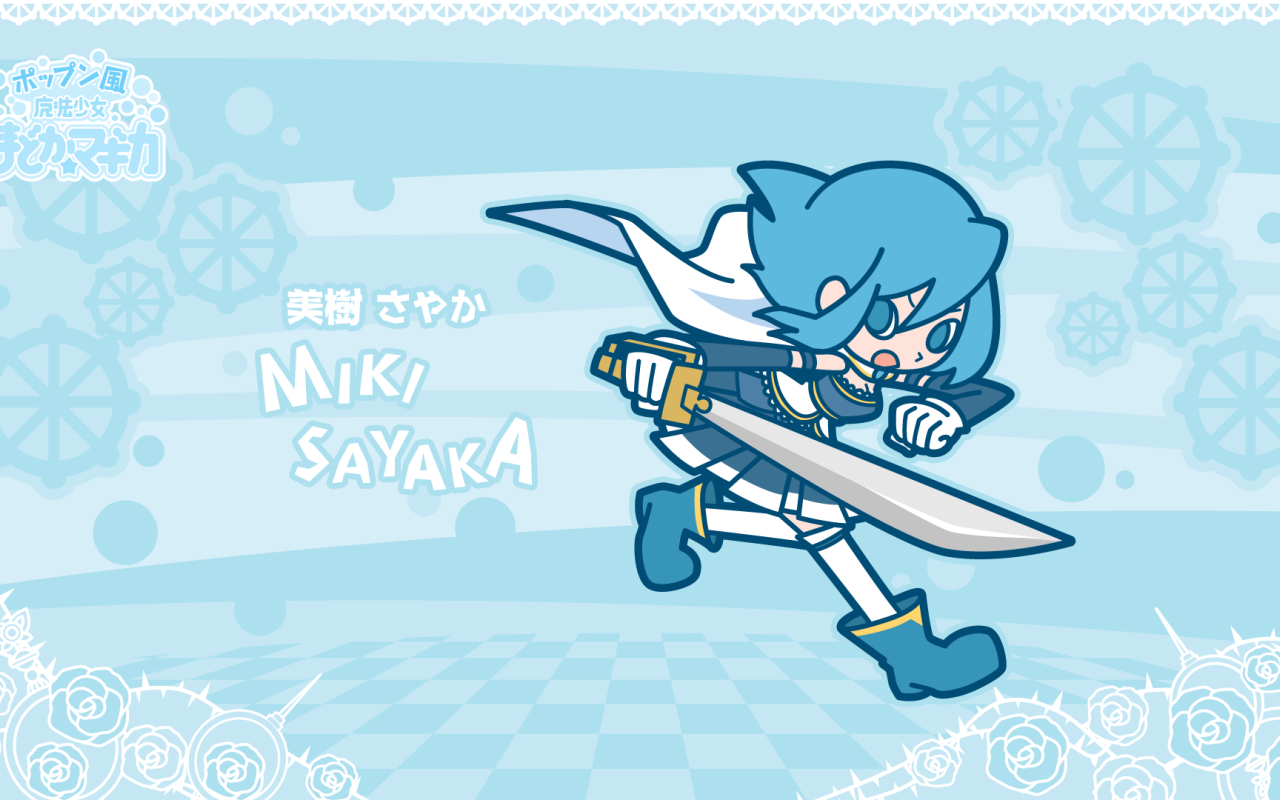 Мики Саяка из аниме Девочка-волшебница Мадока