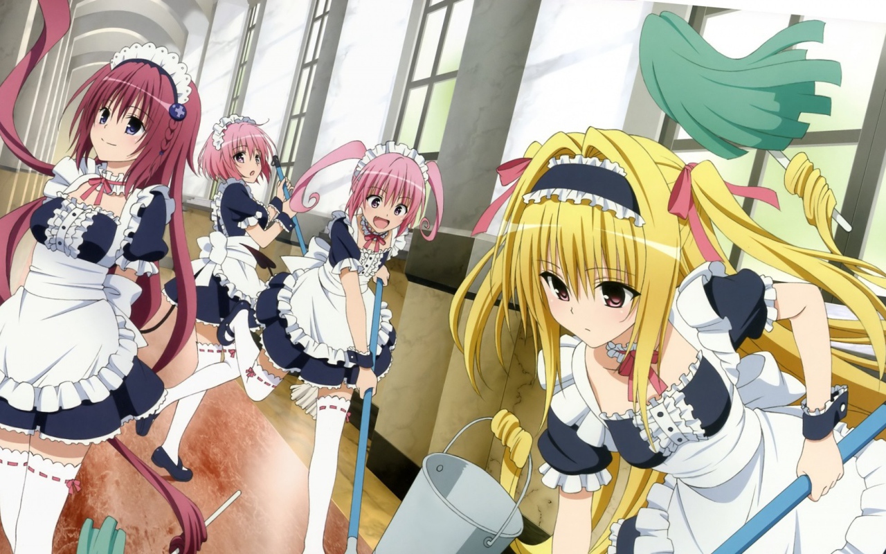 Школьные подруги в аниме Любовь и прочие неприятности