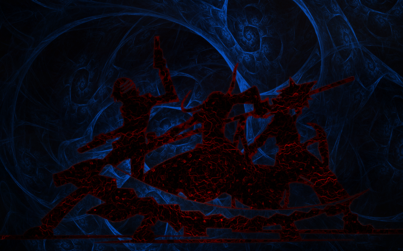 Силуэты героев Soul Eater