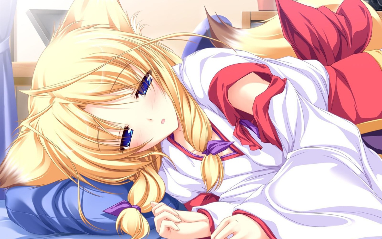 Сонная девушка из аниме Ina Koi