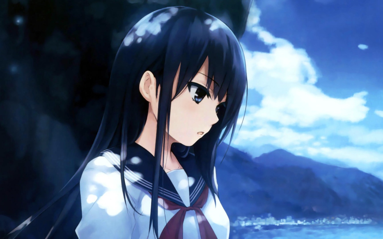 Черноволосая девушка от автора Coffee-Kizoku