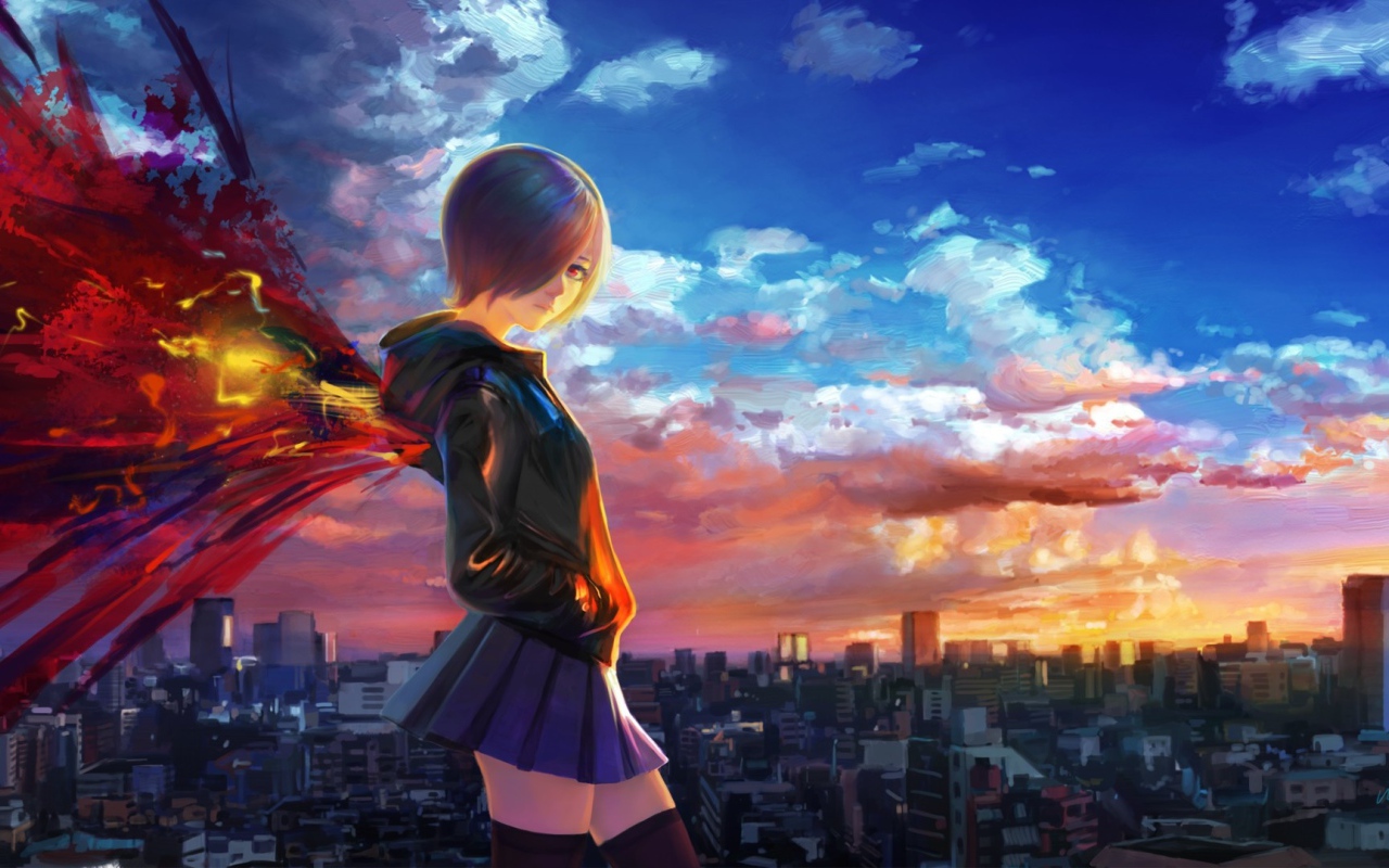 Девушка с крыльями, аниме Tokyo Ghoul