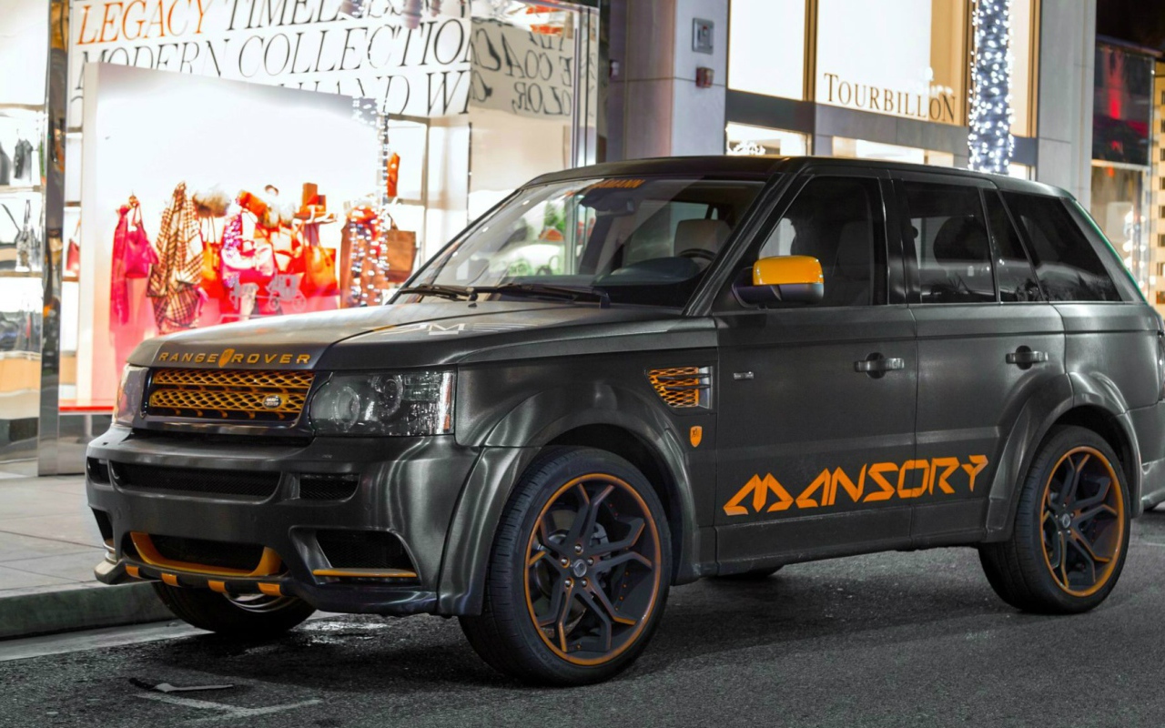 Черный Range Rover Sport by Mansory
