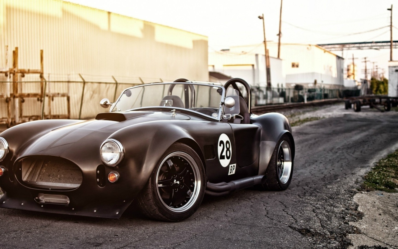 Черный Шелби кобра