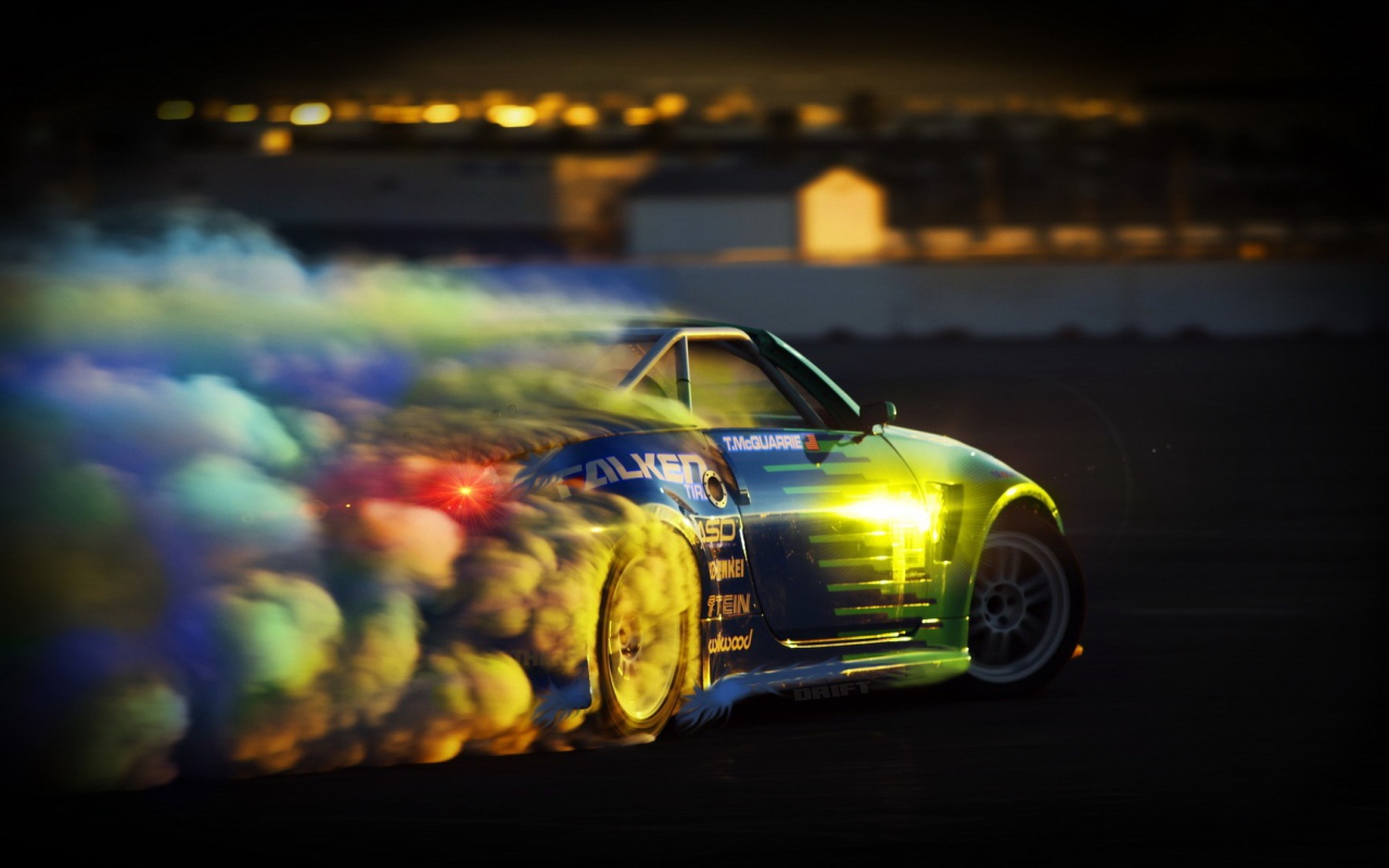 Дрифт на спортивном Nissan 350Z