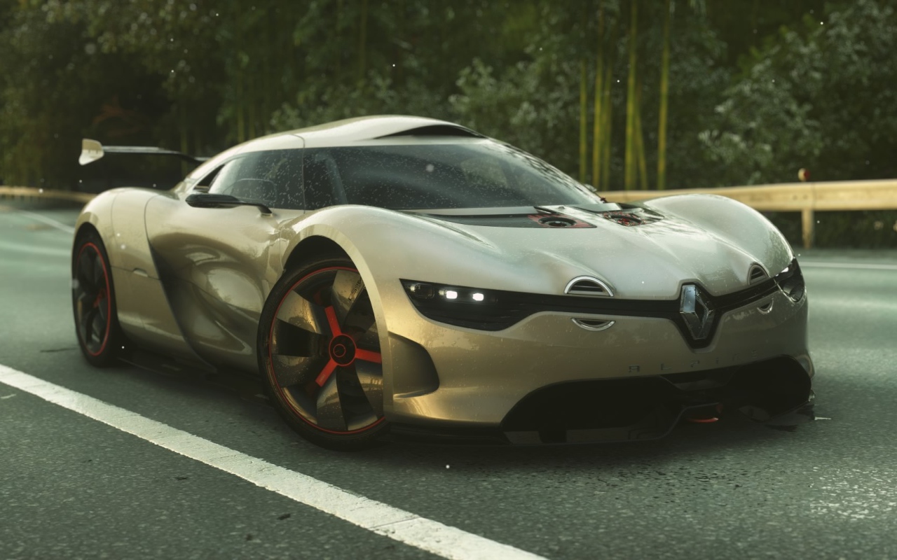 Автомобиль Renault Alpine в игре