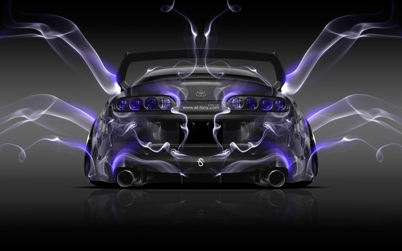 Голубая энергия Toyota Supra