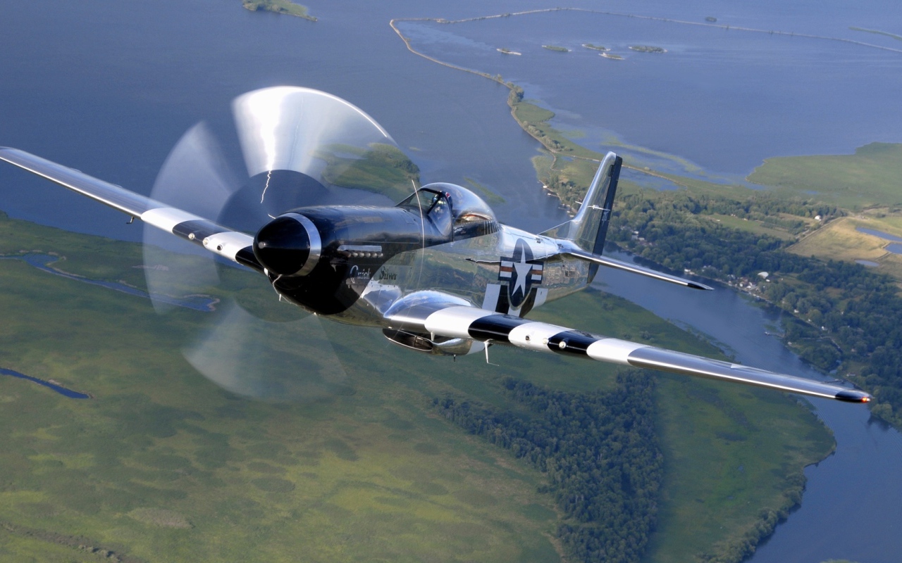 Американский самолет мустанг