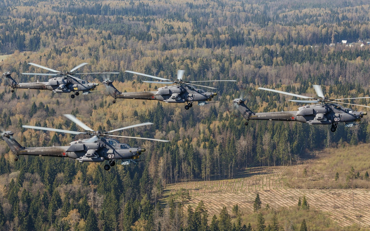 Российские ударные вертолеты - Ми-28