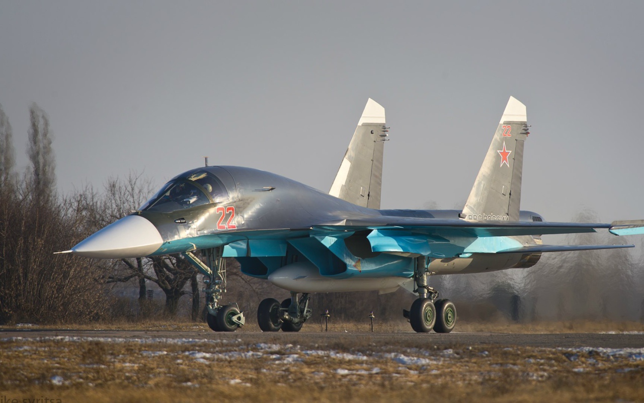 Российский истребитель СУ 34
