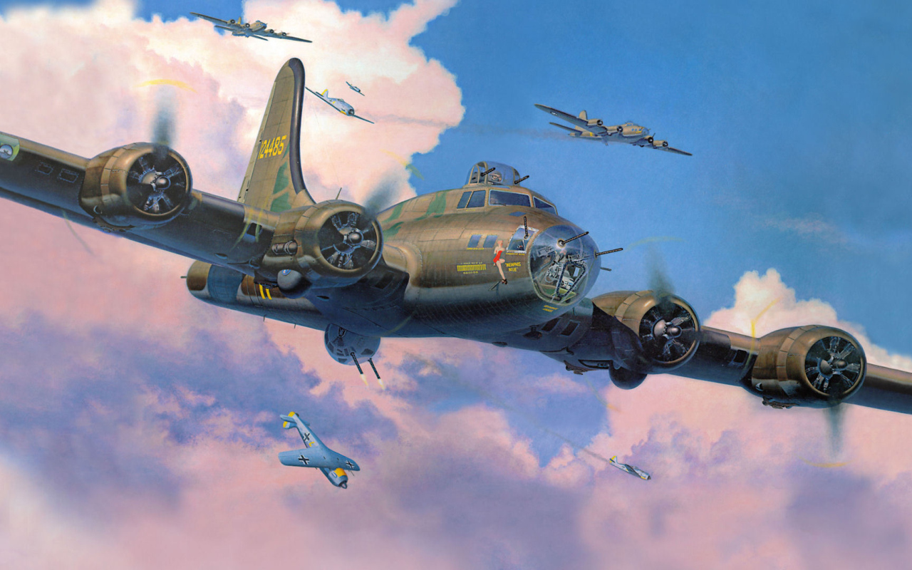 Боенг Б-17 бомбардировщик