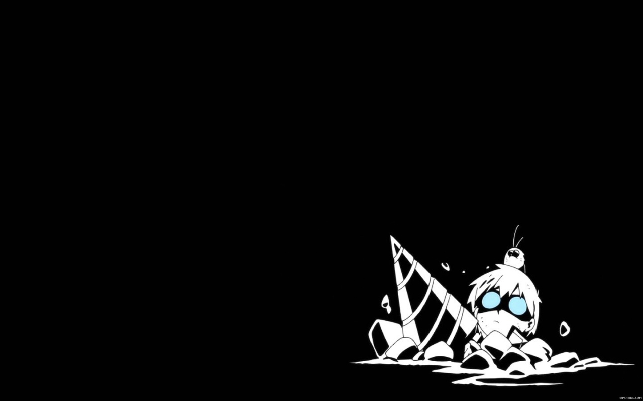 Черный фон, аниме Гуррен-Лаганн