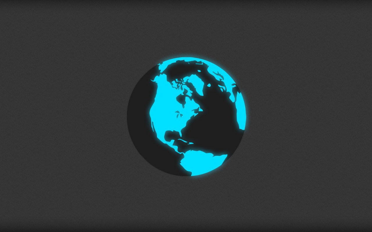 Голубой силуэт Земли