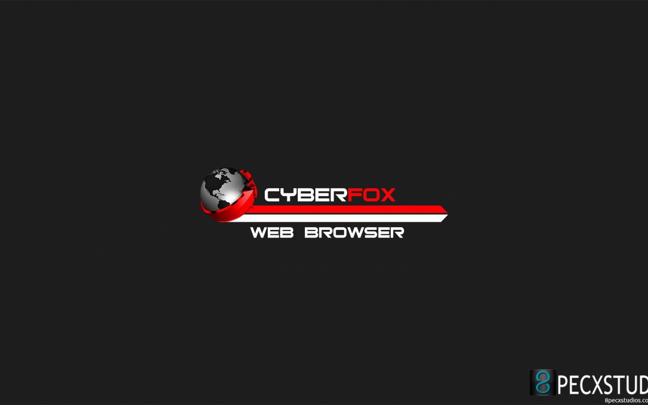 Браузер Cyberfox, красный на сером фоне