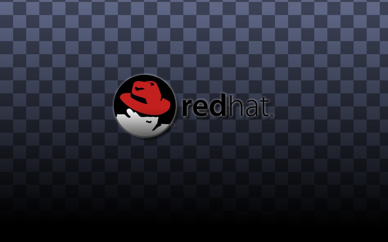 Клетчатый фон ОС Red Hat