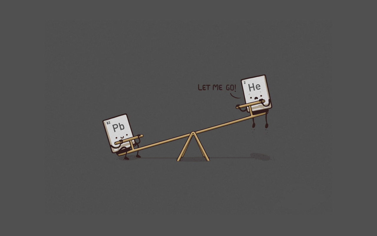 Химические элементы, серый фон