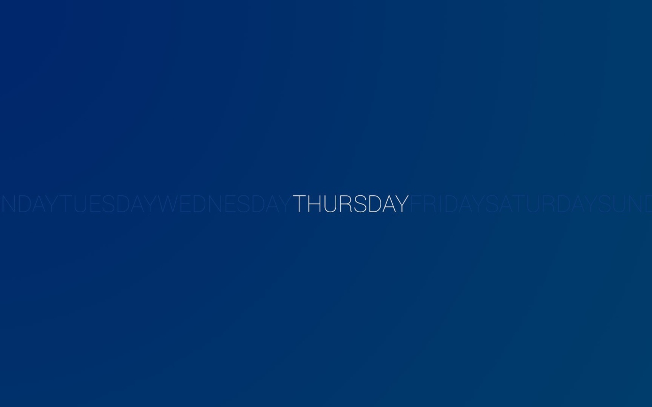 День недели четверг