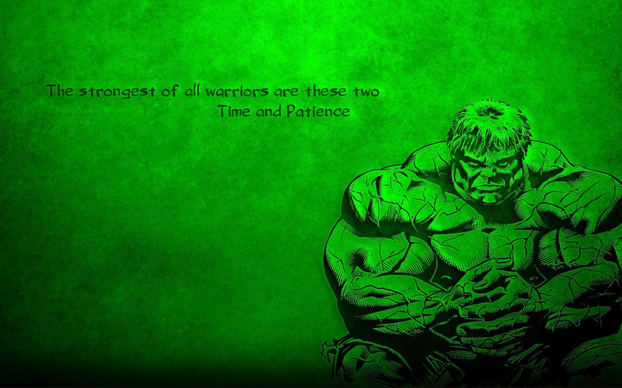 Зеленый фон, Халк