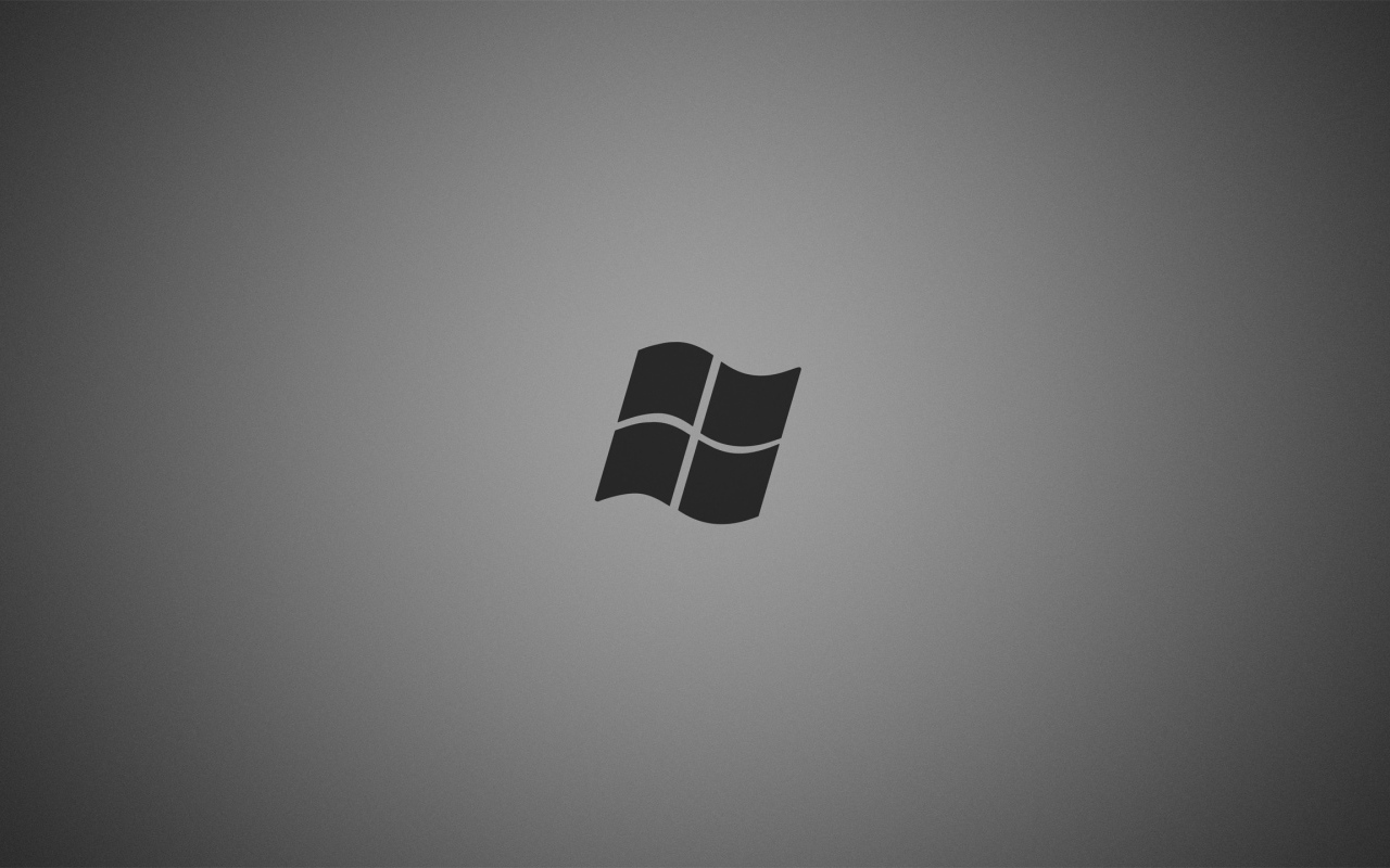 Серый логотип Майкрософт на сером фоне
