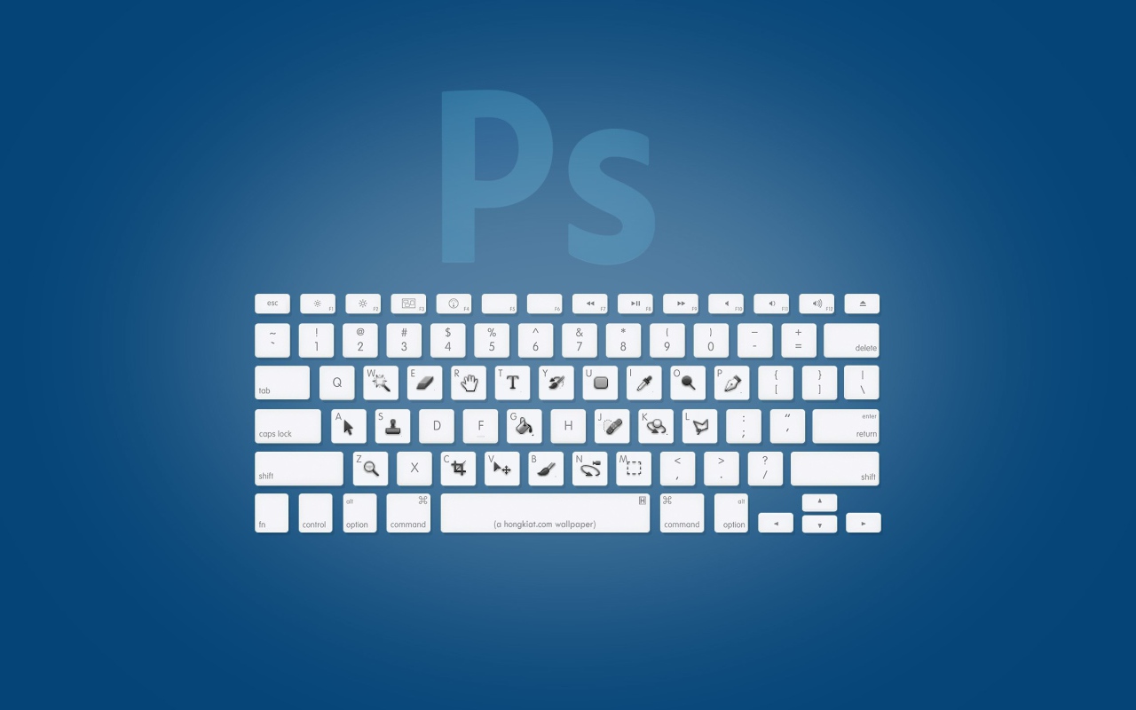 Клавиатура Адоб Фотошоп